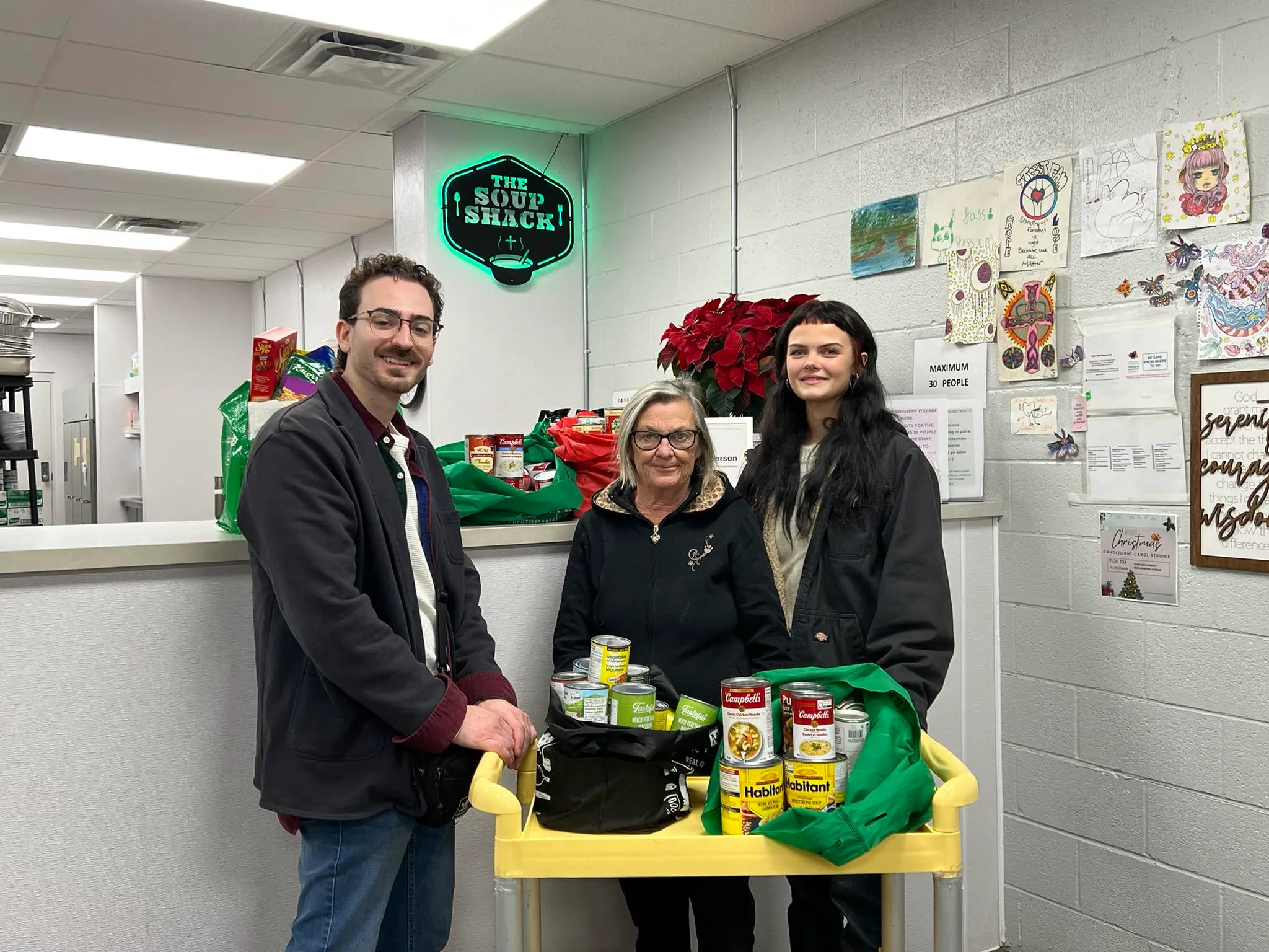 Fresh vegetable donations
